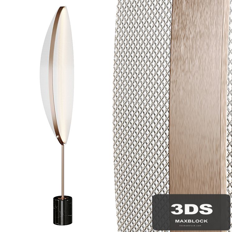 Caspian floor lamp by Lampatron