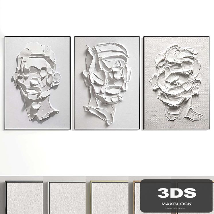 Abstract Painting Set of 3 pieces - No 29