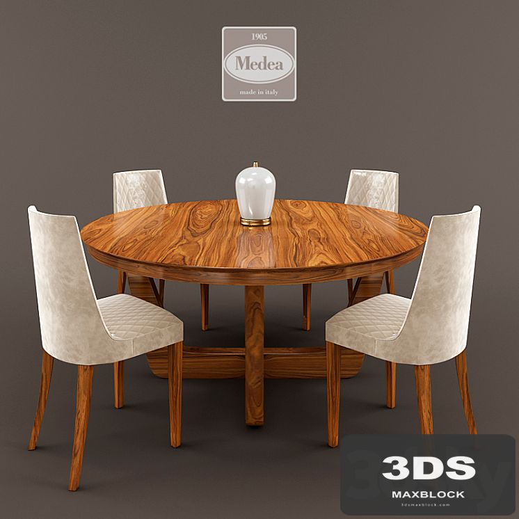 medea table + chairs