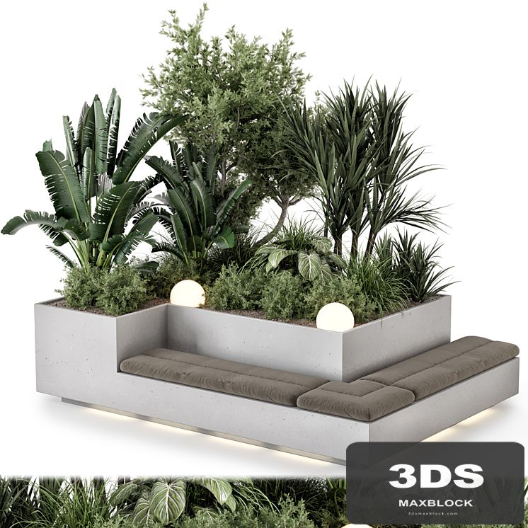 Backyard and Landscape Set Bush and Tree - Set 1180