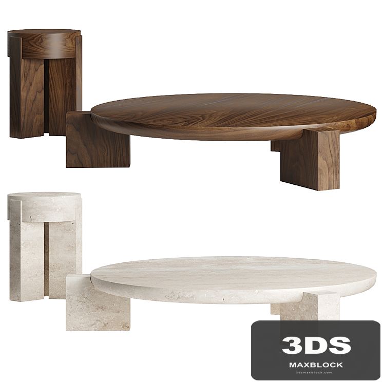 Vola Coffee Tables by Martin Masse