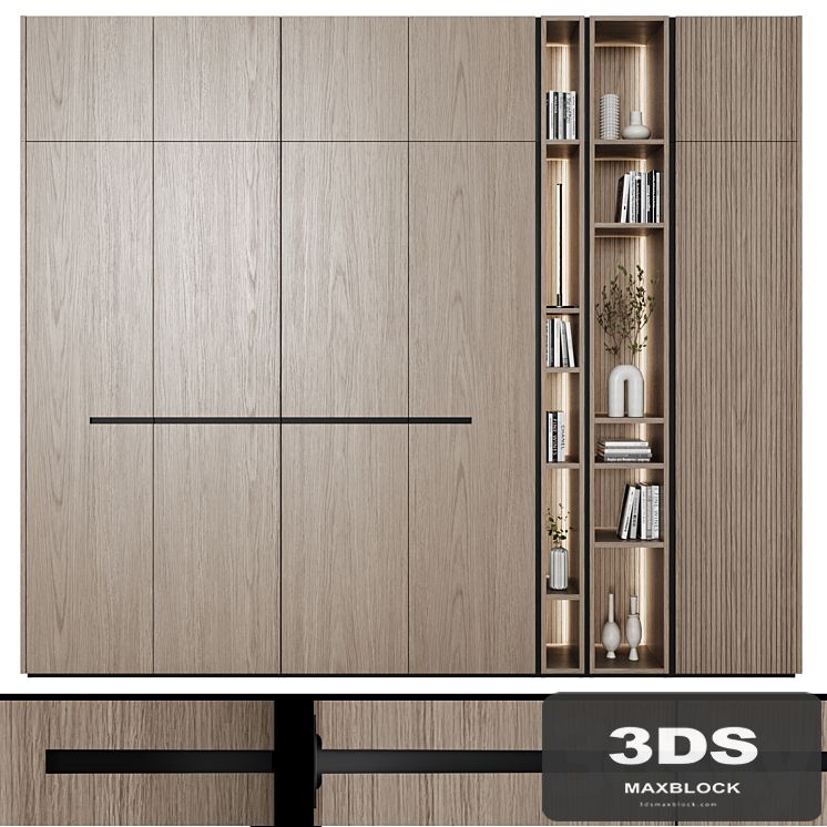 Cabinets modular in modern style 60