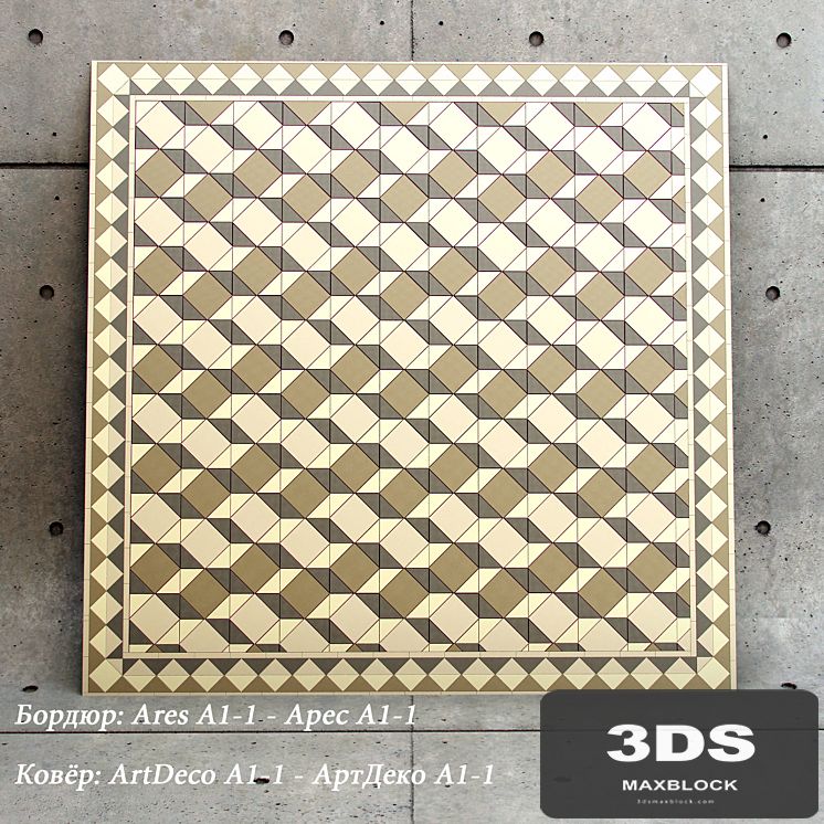 Metlahskoy tiles Winckelmans ArtDeco Ares