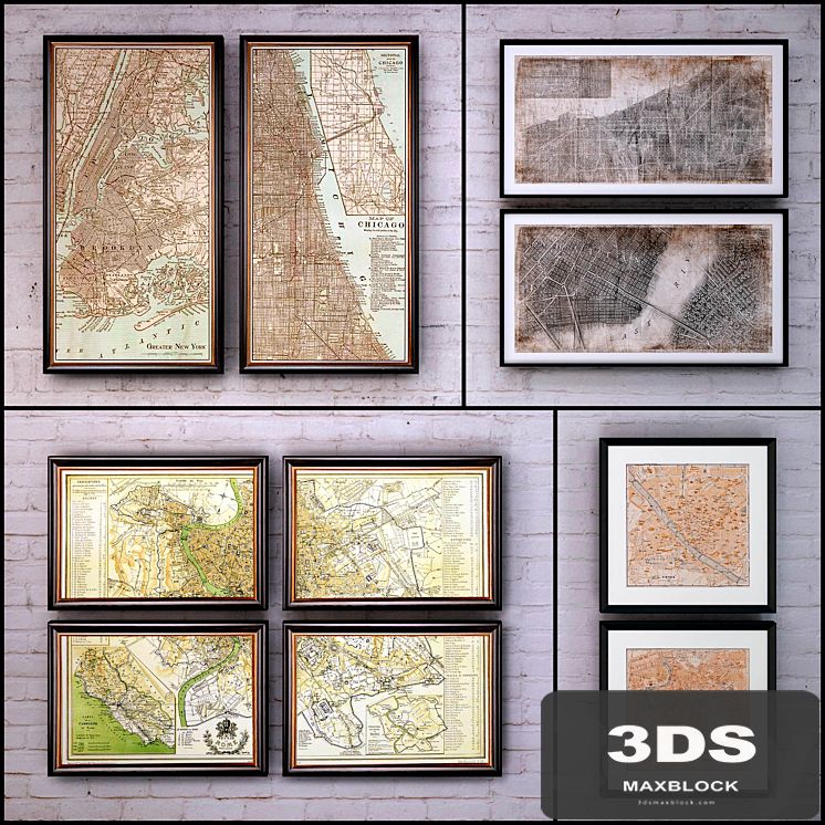 The picture in the frame: a collection 56. Map