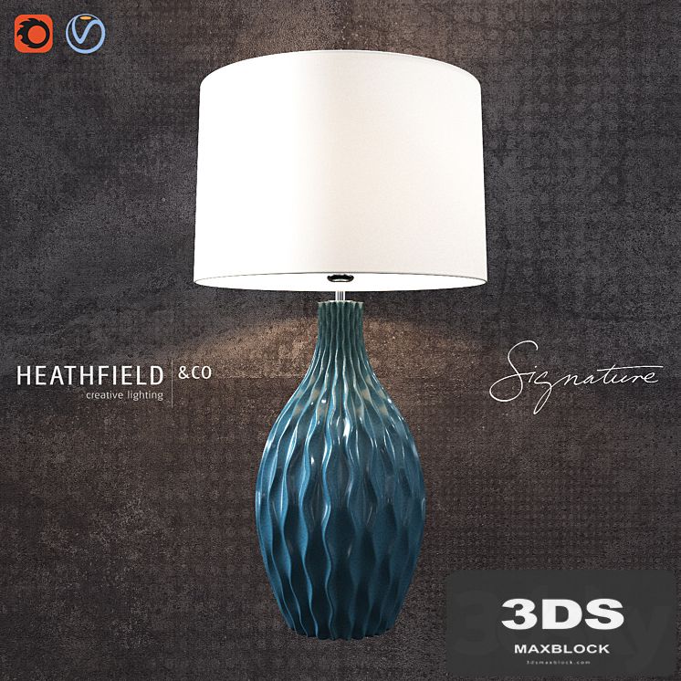 Otranto Prussian Table Lamp