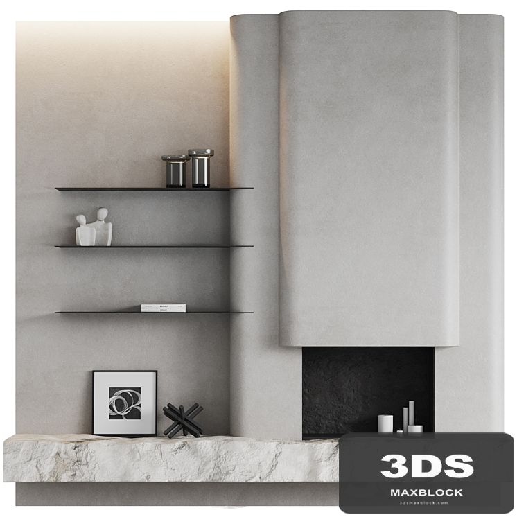 Fireplace area Monolithic