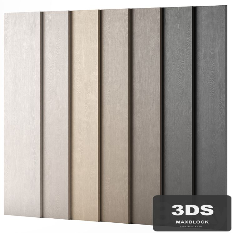 Wood materials Oak - 7 colors - set 11