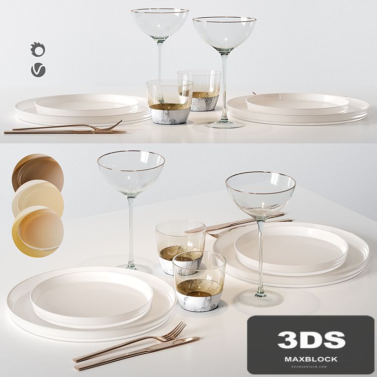 Table setting 9d