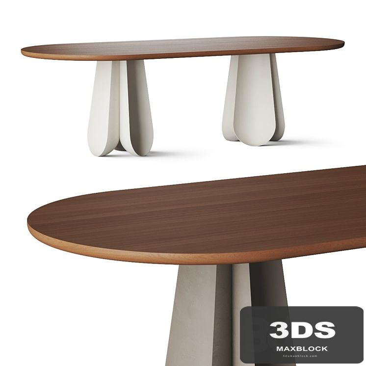 Emmanuel Levet Stenne Dress Up Oblongue Dining Table