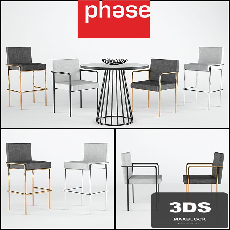 Trolley bar stool &amp; Side Chair