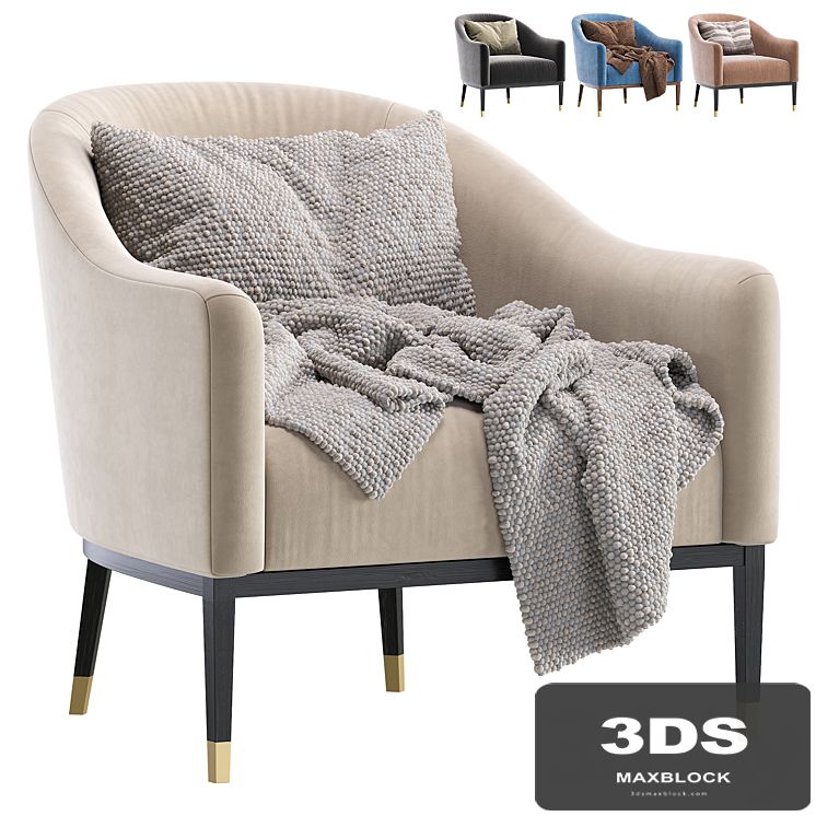 Armchair SHIPROK by Cazarina Interiors/Кресло ШИПРОК