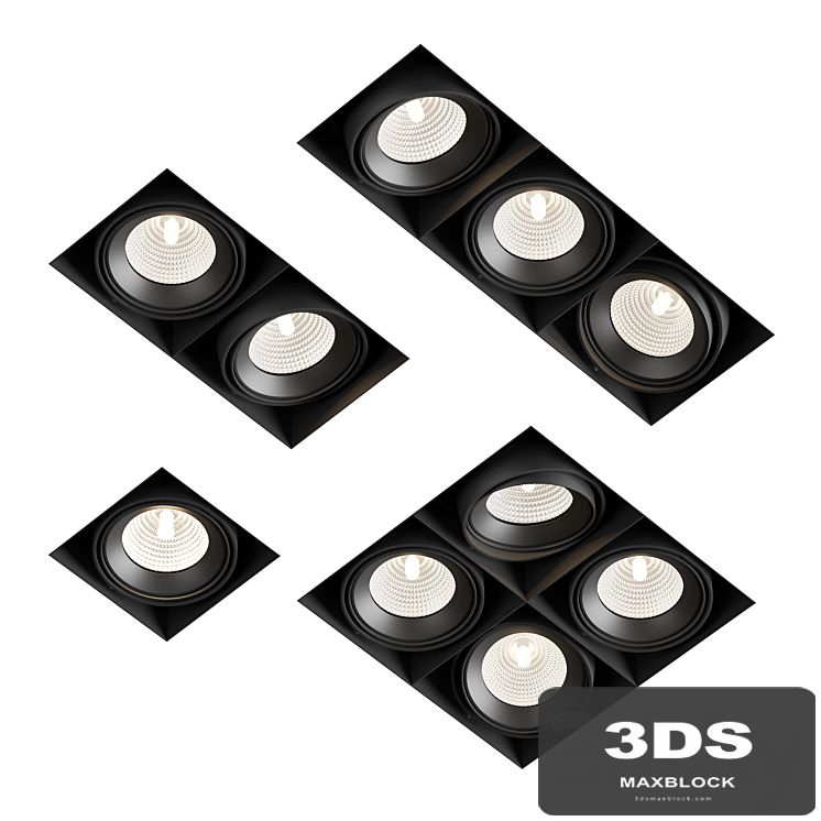 Modular Lighting Instruments Multiple trimless