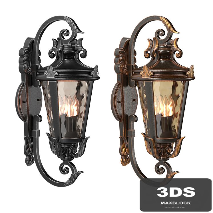 Marseille Rustic Industrial Outdoor Wall Light