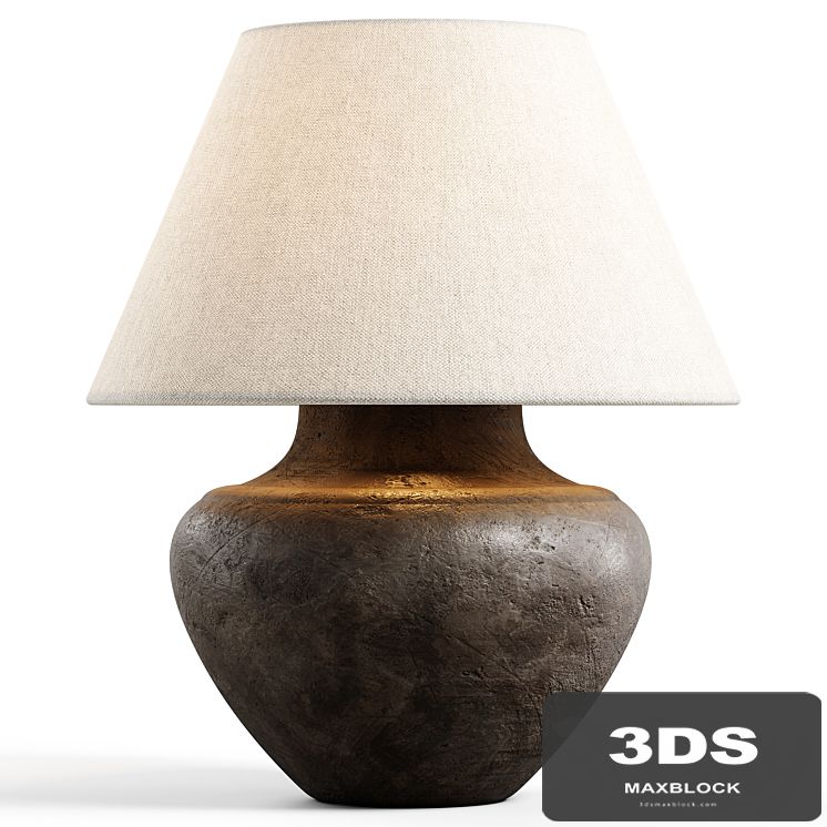 Zara Home - The black ceramic base lamp