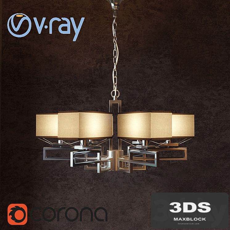 Chandelier Megapolis Maytoni MOD906-06-N