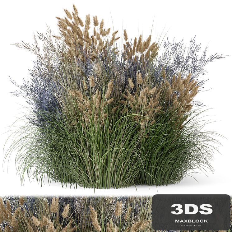 Outdoor Plants Bush-Bush Set 1225