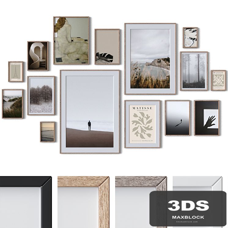 Set of 15 wall paintings 2324
