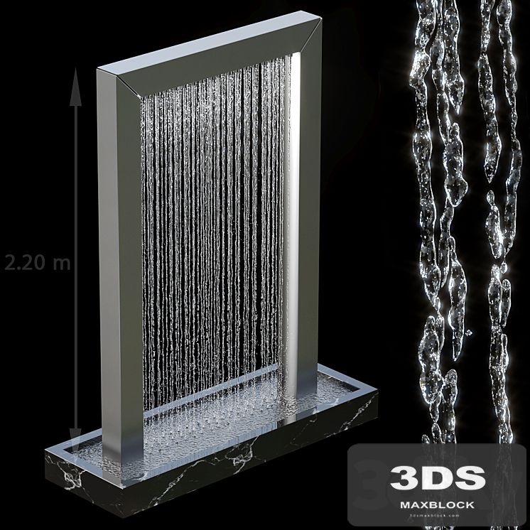 Waterfall fountains 004