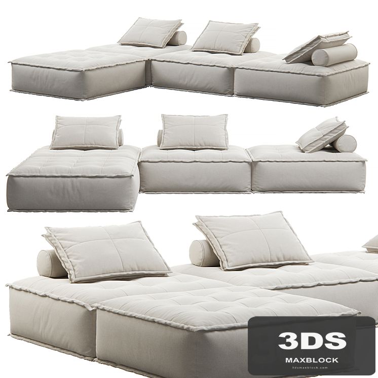 Genuine Corner Sofa by ELEMENT SINGLE