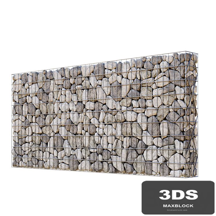 stone gabion fence