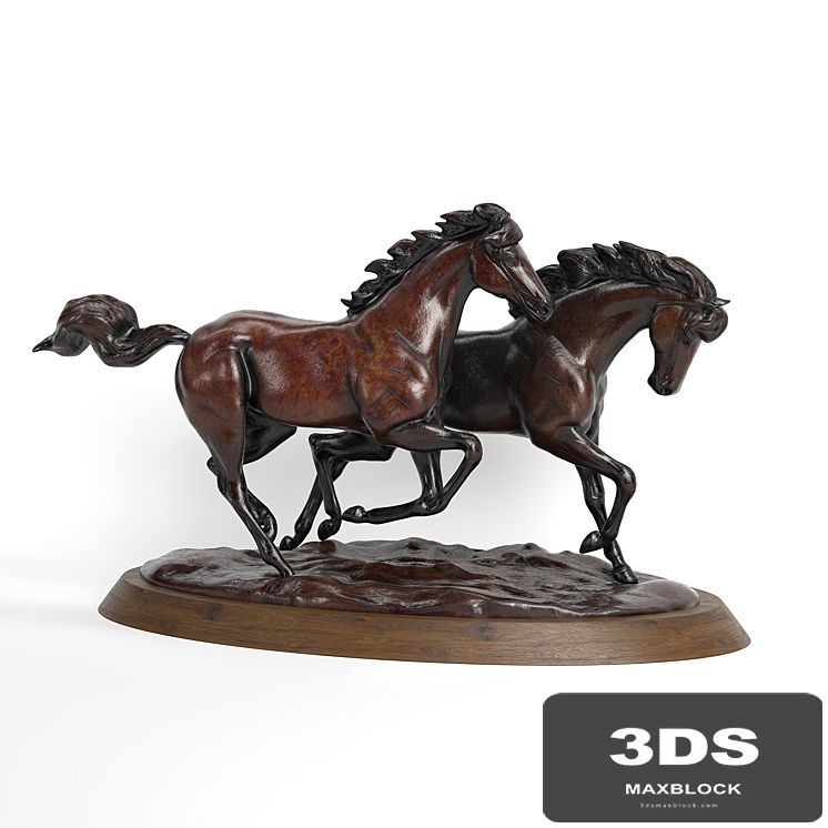 running horses