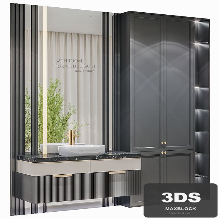 Bathroom furniture set 48