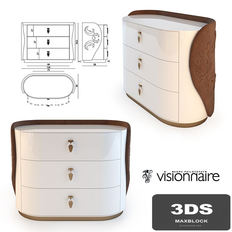 Visionnaire Alice Chest of drawers