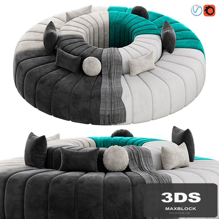 Studio Sofa by Kristian Sofus