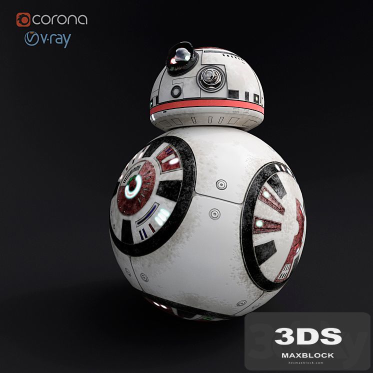 BB8 (BB9) _LowPoly_GameReady