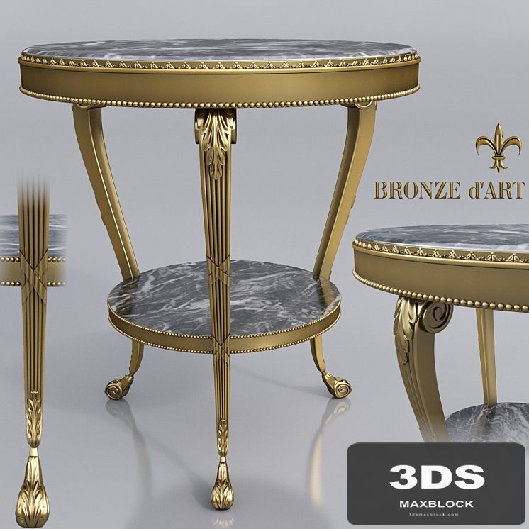 Table Empire from 1143 Bronze d'Art