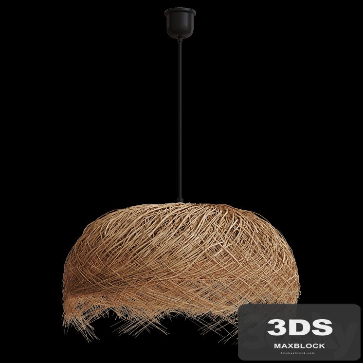Rattan chandelier Samai La Redoute
