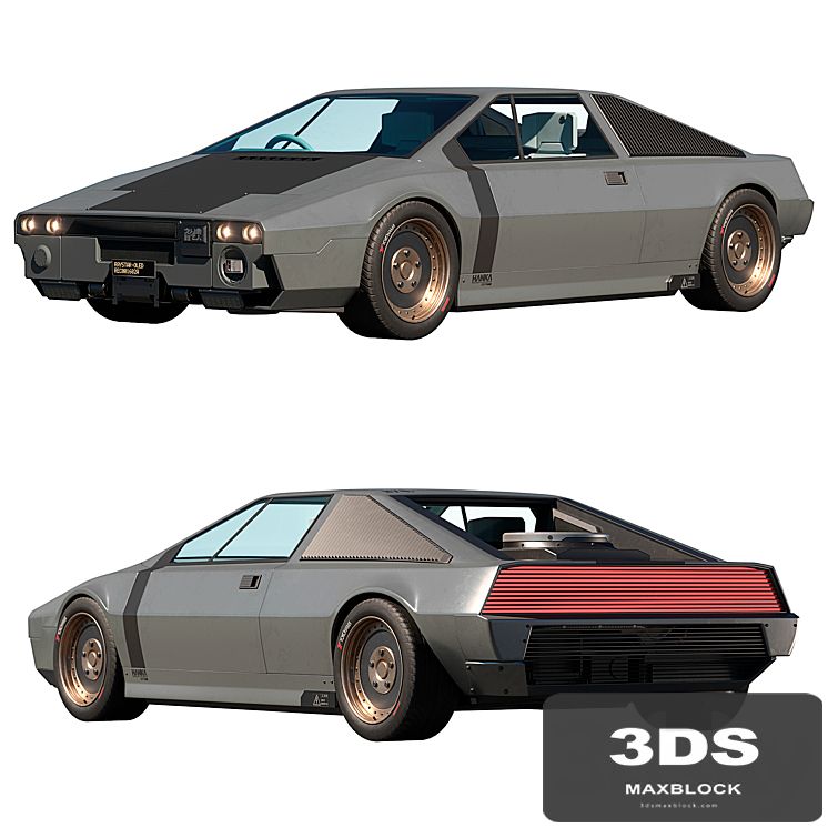 Lotus Esprit S3 1981 cyberpunk