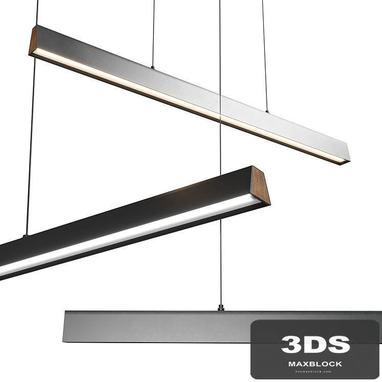 Blackjack Lighting Flair Kitchen Island Linear LED Pendant