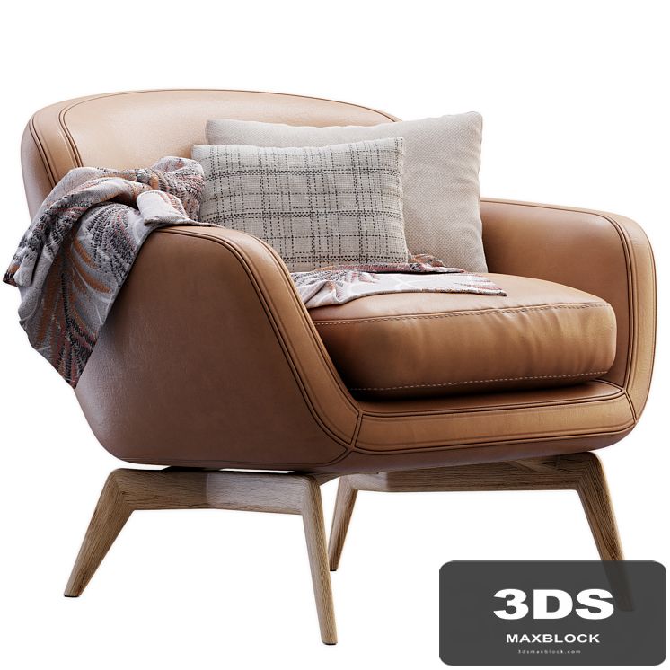 Belt Leather Armchair