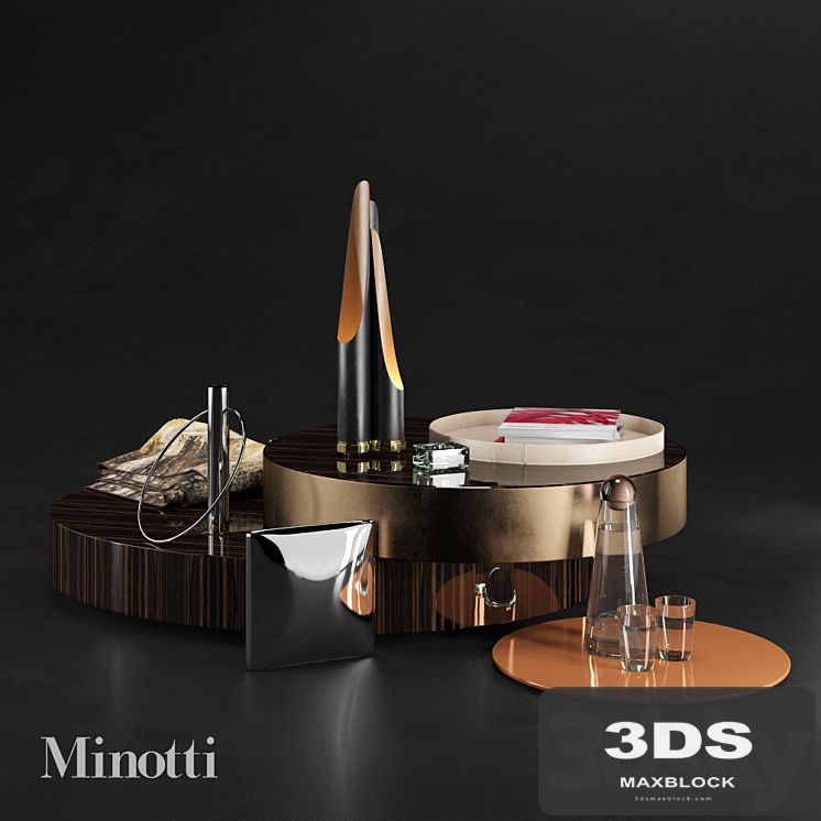 Decorative set Minotti 1