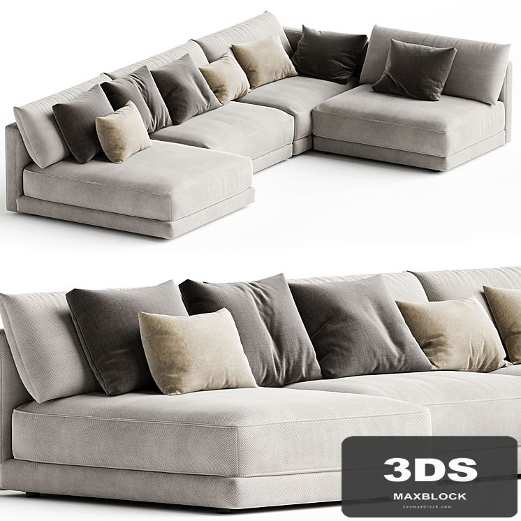 Blanche Katarina Corner Couch Sofa N1