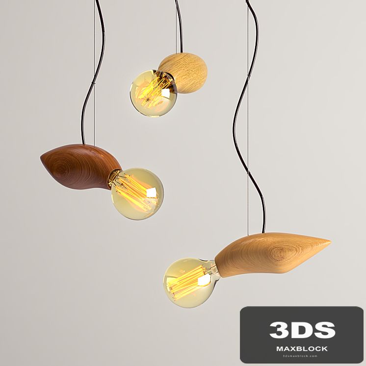 EDISON wood lamp