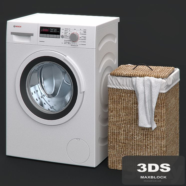 Washing machine and laundry basket
