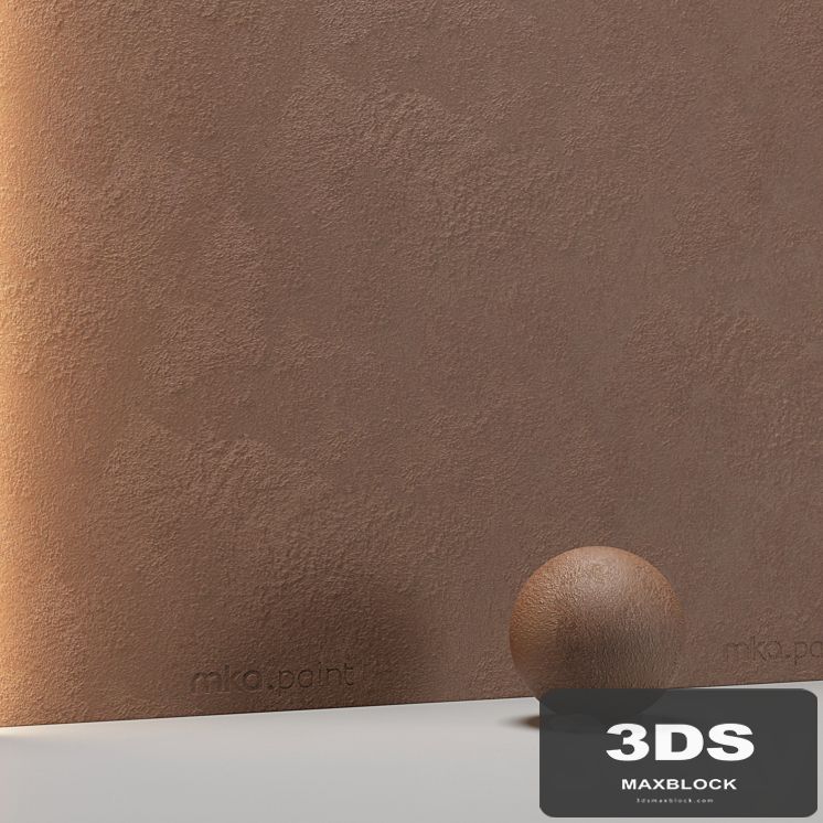 Multilayer decorative coating mka paint based on San Pierre