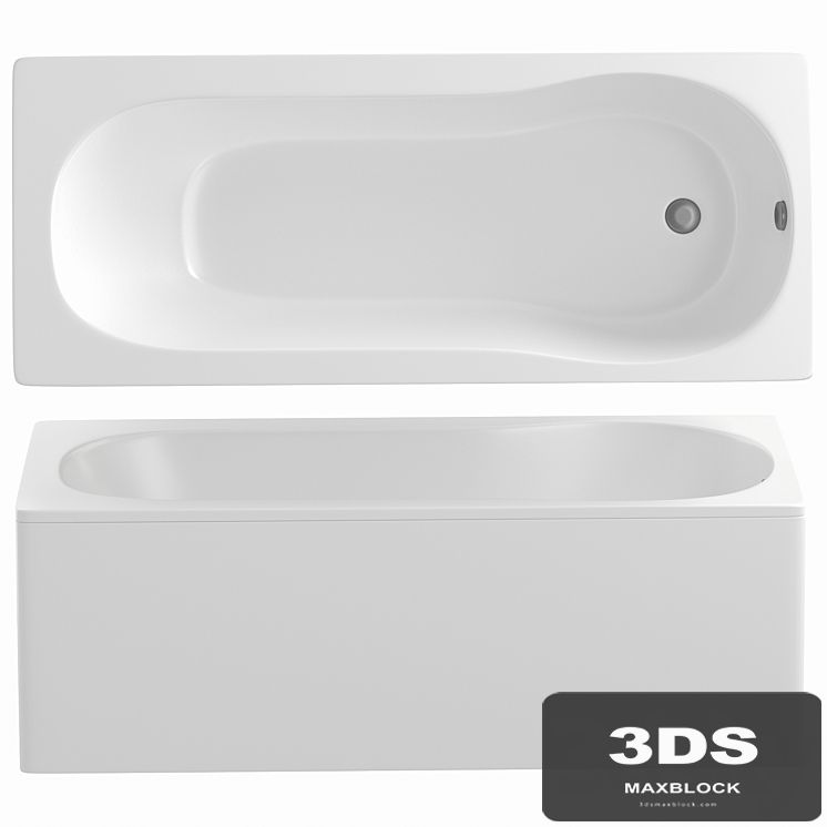 Acrylic bathtub AM.PM X-Joy