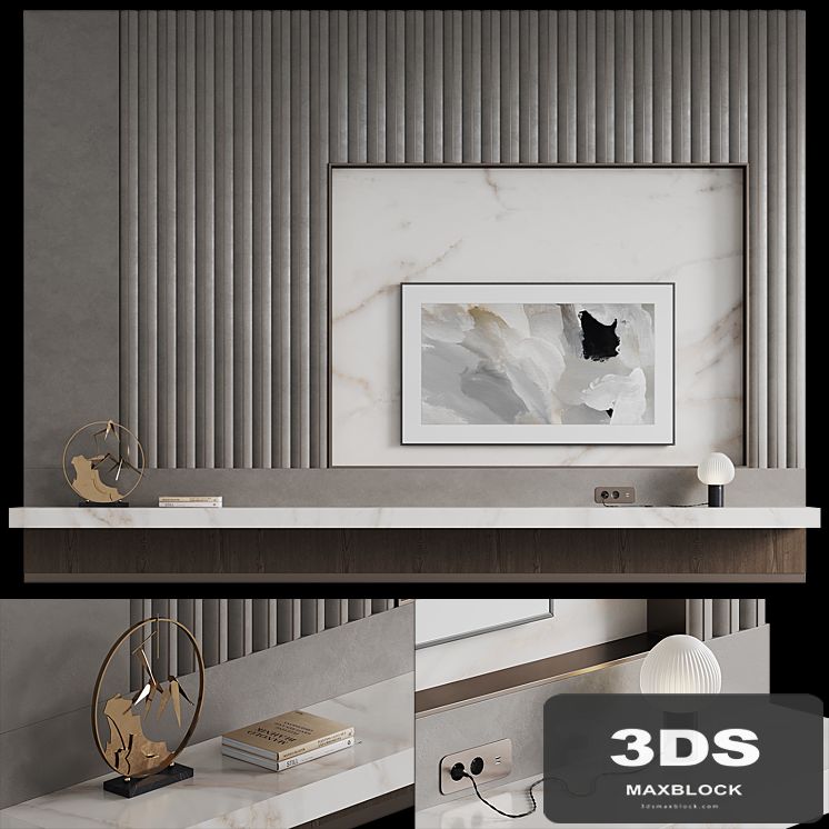TV wall Modern