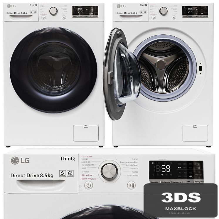 Washing machine LG F2V5GS0WT