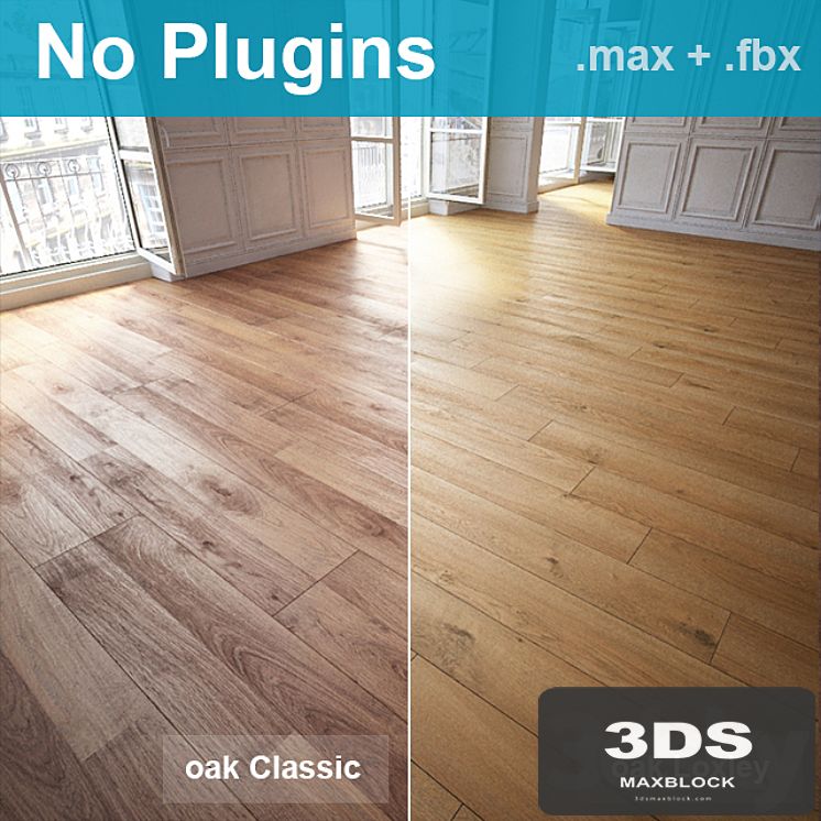 Parquet 7 (2 species, without the use of plug-ins)