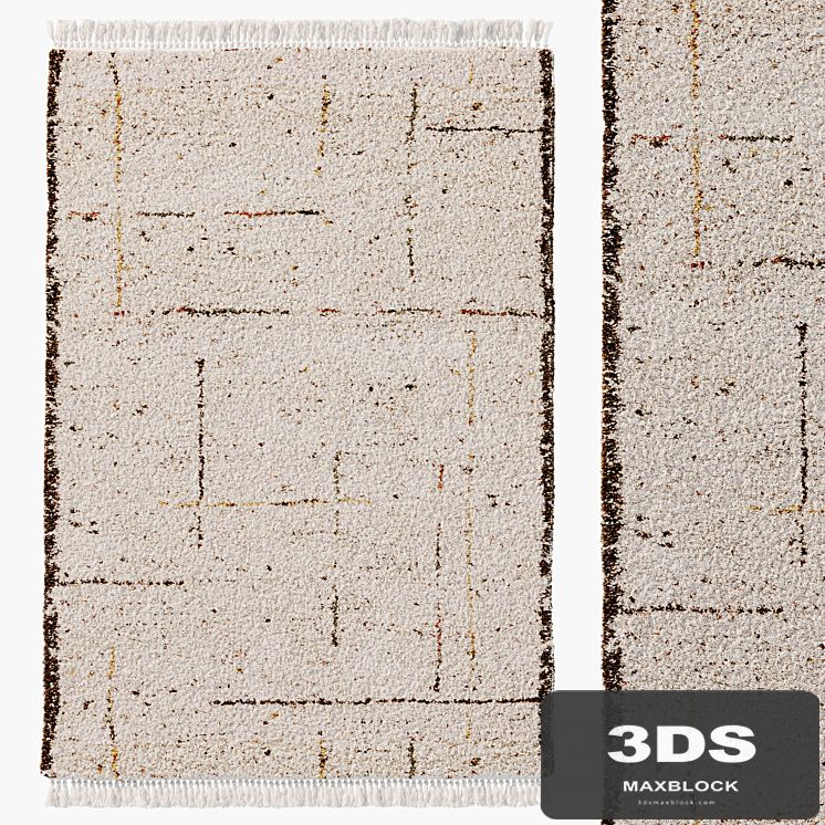 Berber style rug Matelin ecru LA REDOUTE INTERIEURS