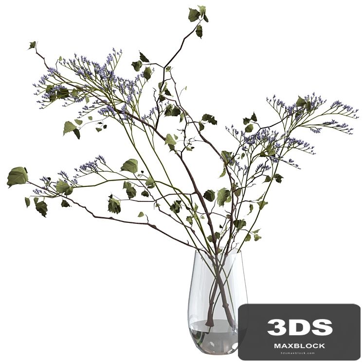 Bouquet of branches and flowers