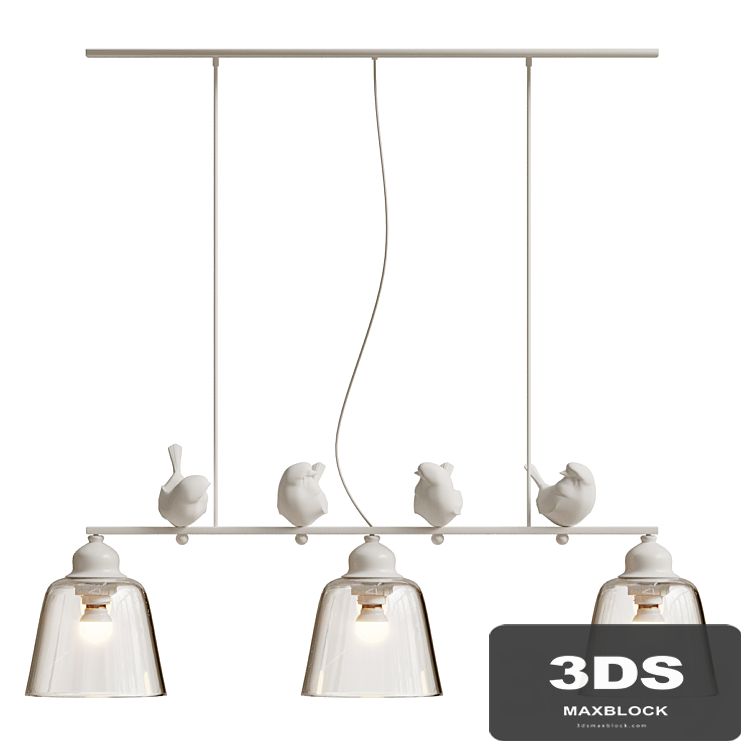 Подвесной светильник provence bird pendant line 3