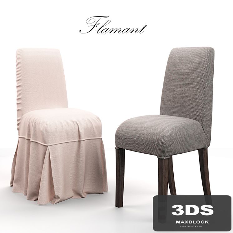 Chair Victoria and Chair Victoria Cover Long By Flamant