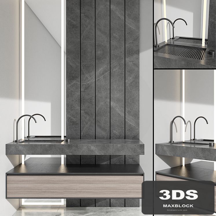 bathroom furniture set 90