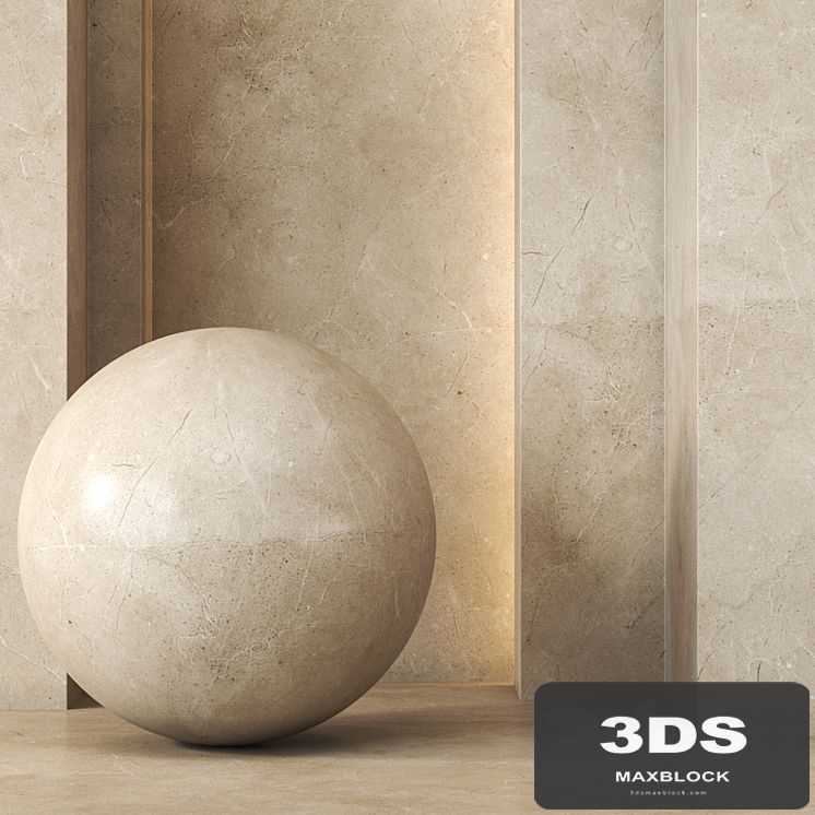 Travertine Texture 4K - Seamless