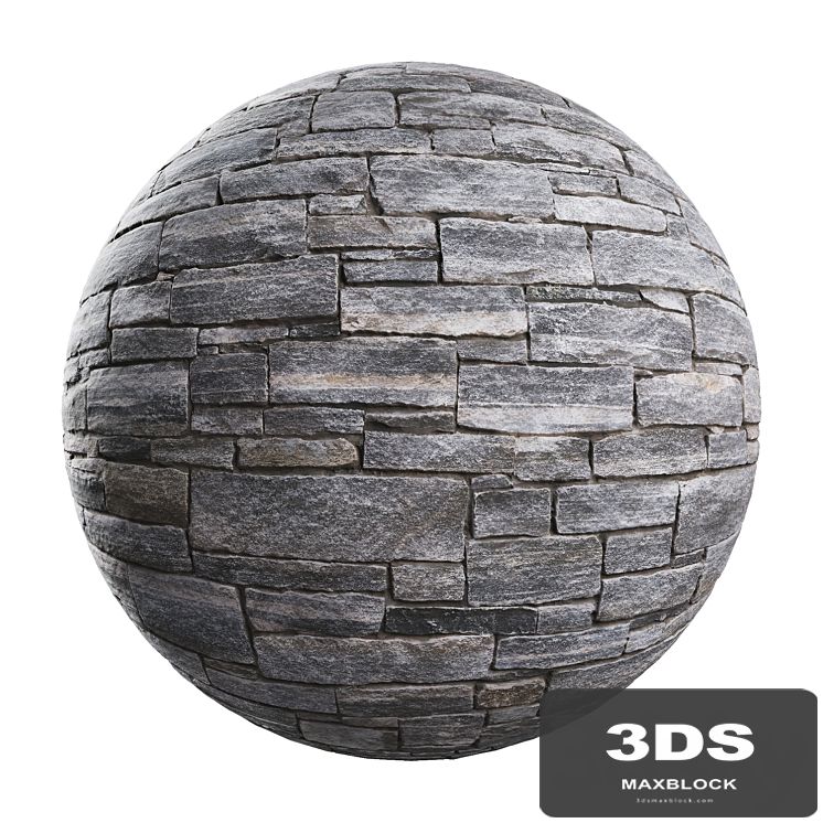 Natural stone wall